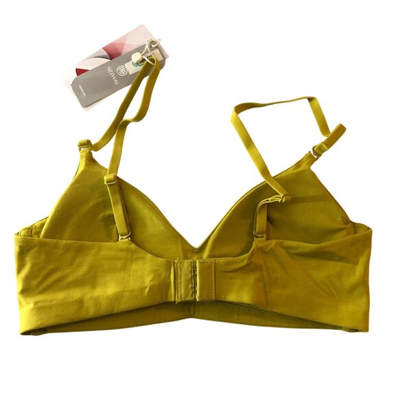 Neiwai Pure Comfort Soft Modal Triangle Bra 1.0 Vivid Green XS/30A - Picture 2 of 4